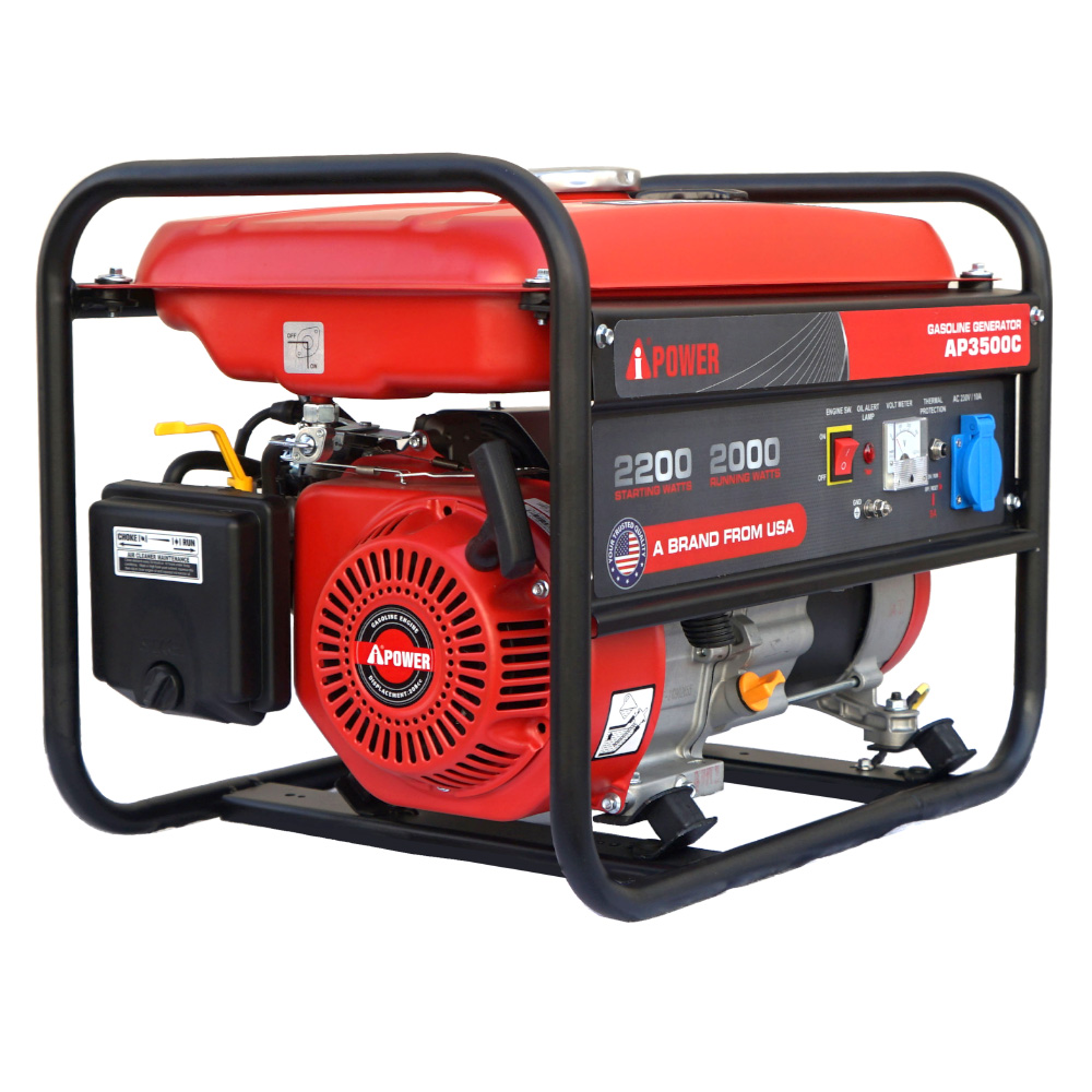 AI Power Elite Series Gasoline Generator AP3500C 230V, 2.2-2.5KW ...