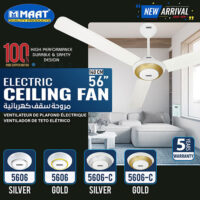 MAAT Ceiling Fan 56 '' Mef-5606 Silver