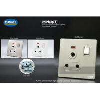 MAAT Maat Q-Series Single Socket With White/Gold/Silva 15a