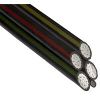 SAHRA KABLO Twisted Cable	- Aluminium Compacted Conductor - Black XLPE Insulation - Longitudinal Ridges - Public Lighting - Insulated Alloy / Almelec Porter